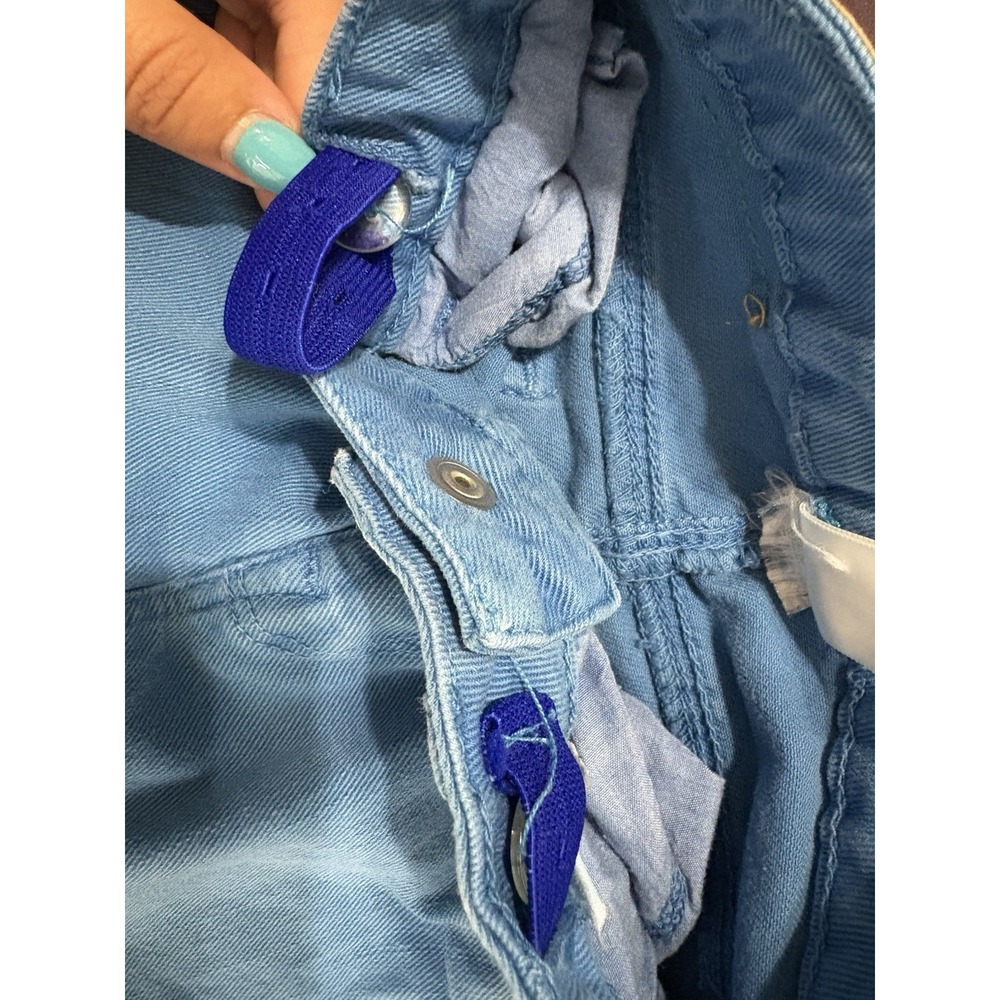 Zara Baby Boy 6-9M Blue Jeans Adjustable Waist Skinny - Picture 4 of 5